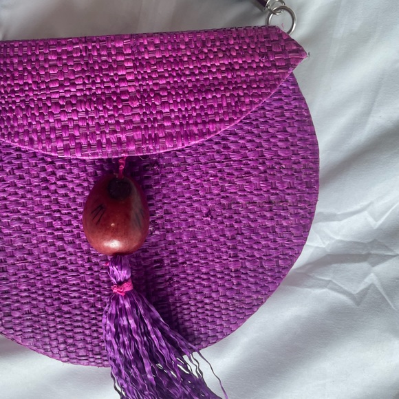 Handmade natural fibers bag from the Amazon rainforest - Picture 5 of 7